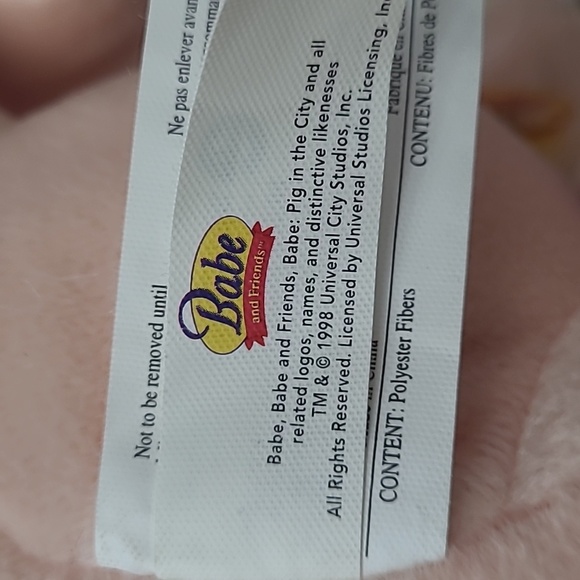 Vintage Babe Pig Plush - Picture 4 of 4